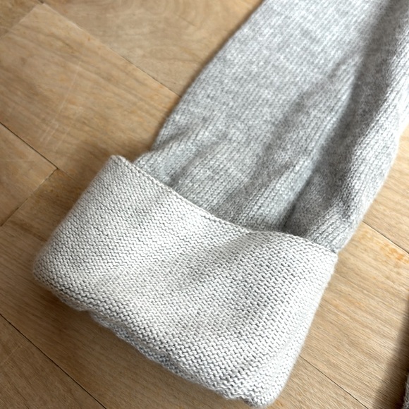 TAHARI Girls Gray Knit Asymmetrical Tunic Sweater - Picture 5 of 10